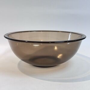 Vintage Pyrex 4L Nesting Mixing Bowl Amber Brown Glass No 326 Minor Chip